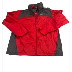 Columbia Bold Red and Charcoal Jacket, Large
